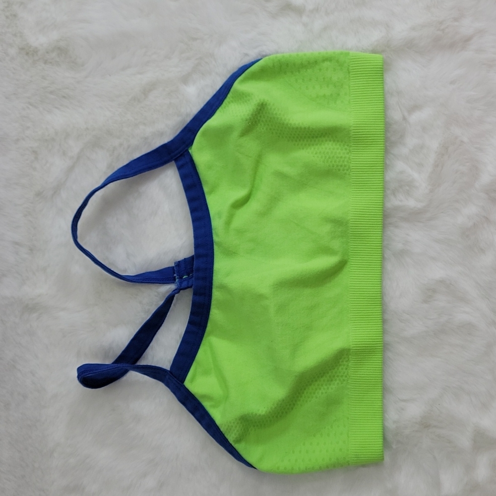 Fruit of the Loom Neon Green Sports Bra Size 30